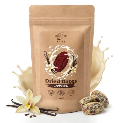 Nustino Bites – Tâmaras Secas – Vanilla Ice Cream 100 g