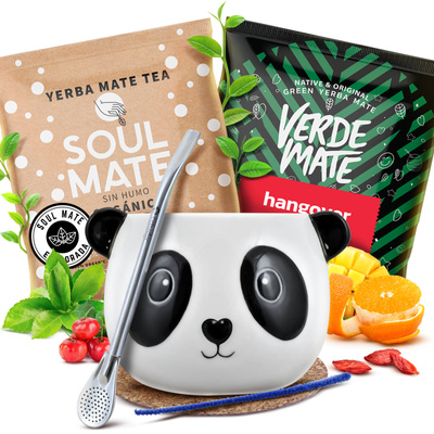 Conjuto de Erva Mate 2x50g Calabaza + Bombilla