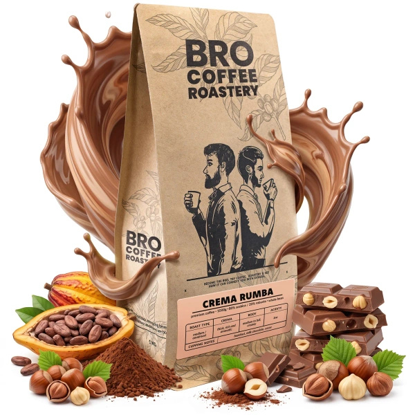 Bro Coffee Roastery – Café em grão inteiro Crema Rumba 1 kg