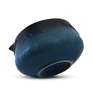 Matchawan – Taça de Matcha em cerâmica com bico – Mountain (azul)