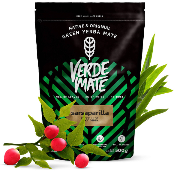 Conjunto de oferta de Erva Mate Verde Mate Sarsaparilla 0,5kg