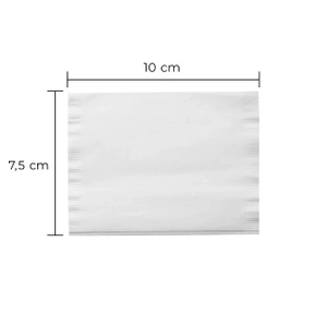 Filtros de chá de papel (100 unidades) com pauzinho